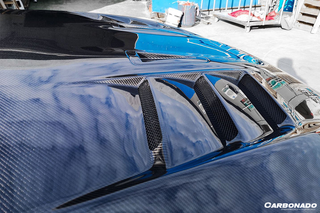 2017-2021 Nissan GTR R35 CBA DBA EBA TS Style Carbon Fiber Hood