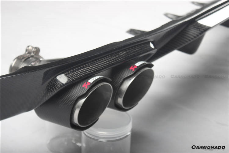 2015-2020 Lexus GS GSF AM Style Carbon Fiber Rear Lip With exhaust tips