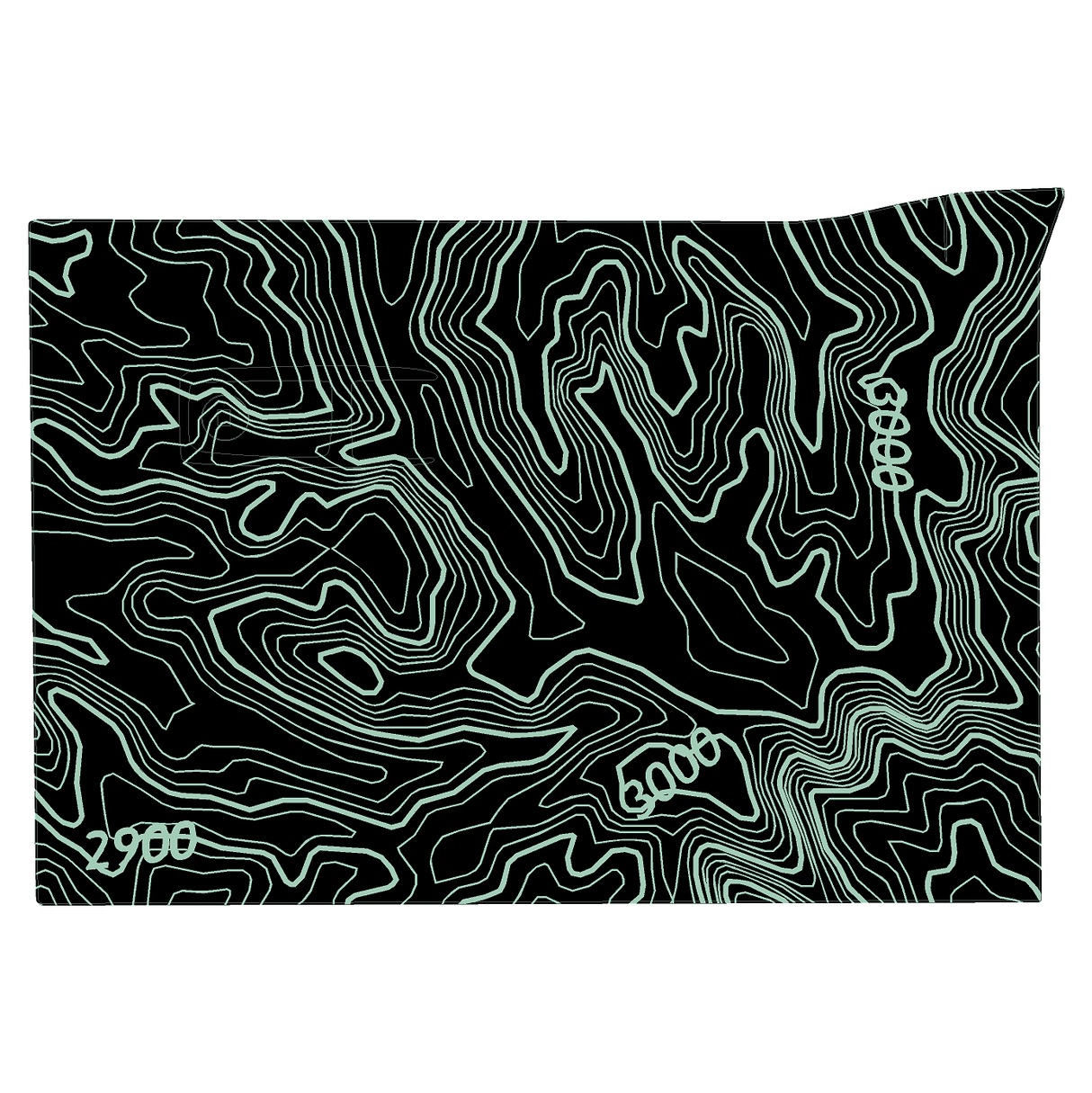 Topo Glovebox Overlay Kit (Printed Series) - 2021+ Bronco