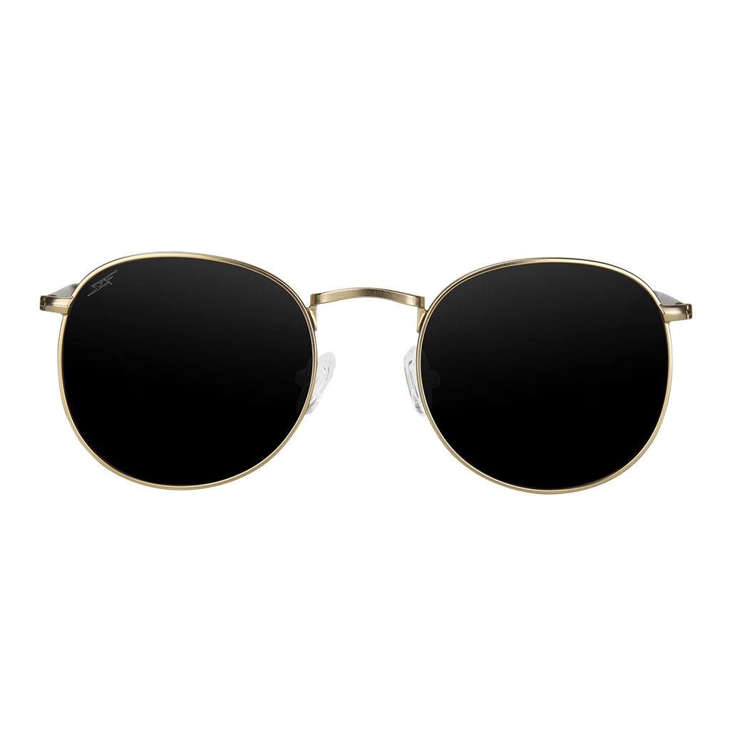 ●CAPTAIN● Carbon Fiber Sunglasses (Polarized Lens | Carbon Fiber Temples | Gold)