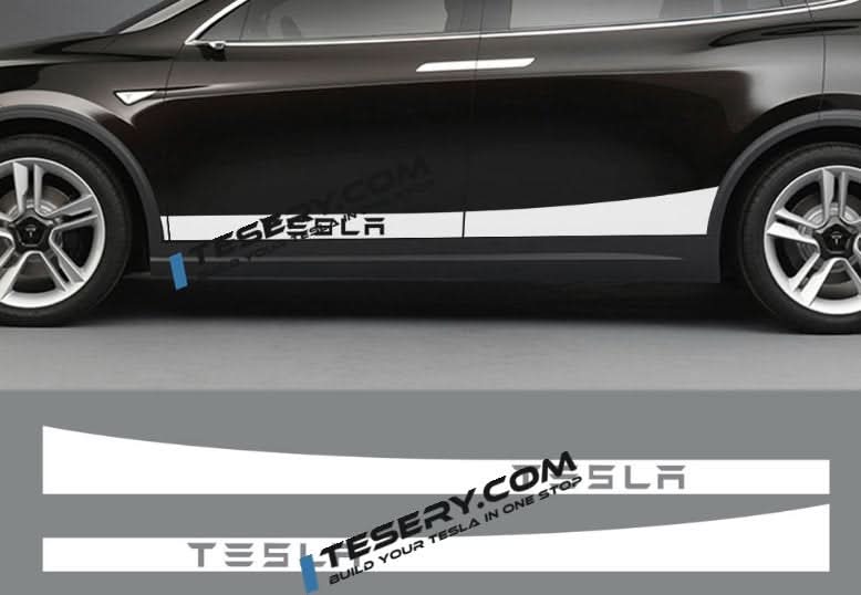 Side Skirt Stripe Decals (2-Pack) | 3 Styles | Multiple Colors | Scratch Protection