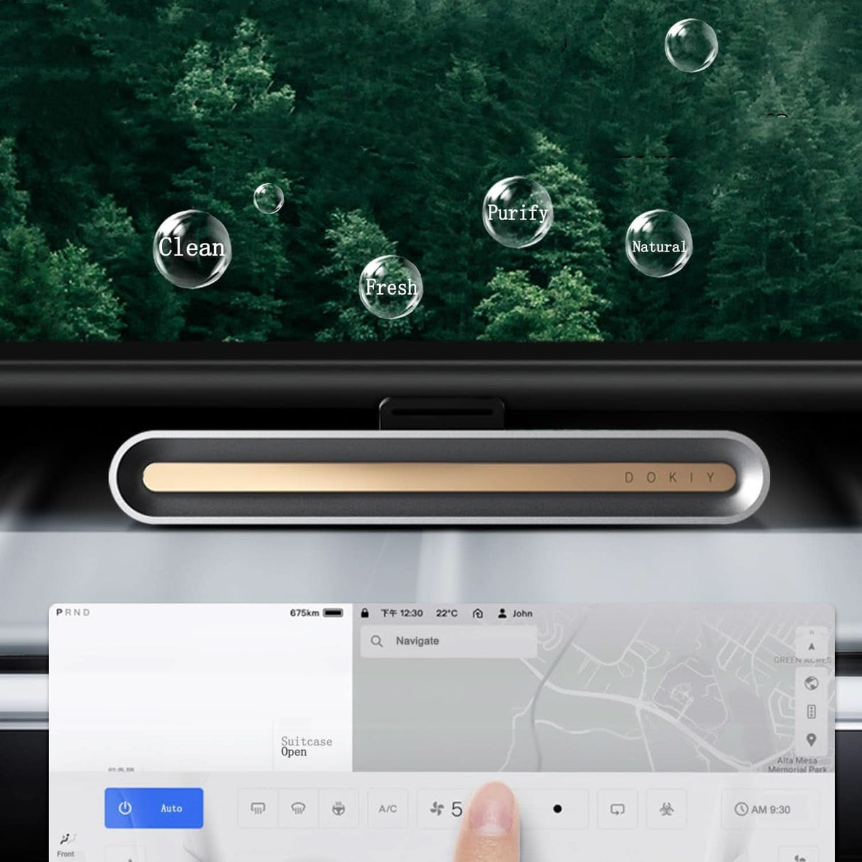 TESERY Car Fragrance Diffuser for Model 3/Y