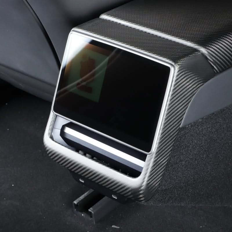 Carbon Fiber Backseat Vent Cap Cover For Model 3 Highland & New Model Y