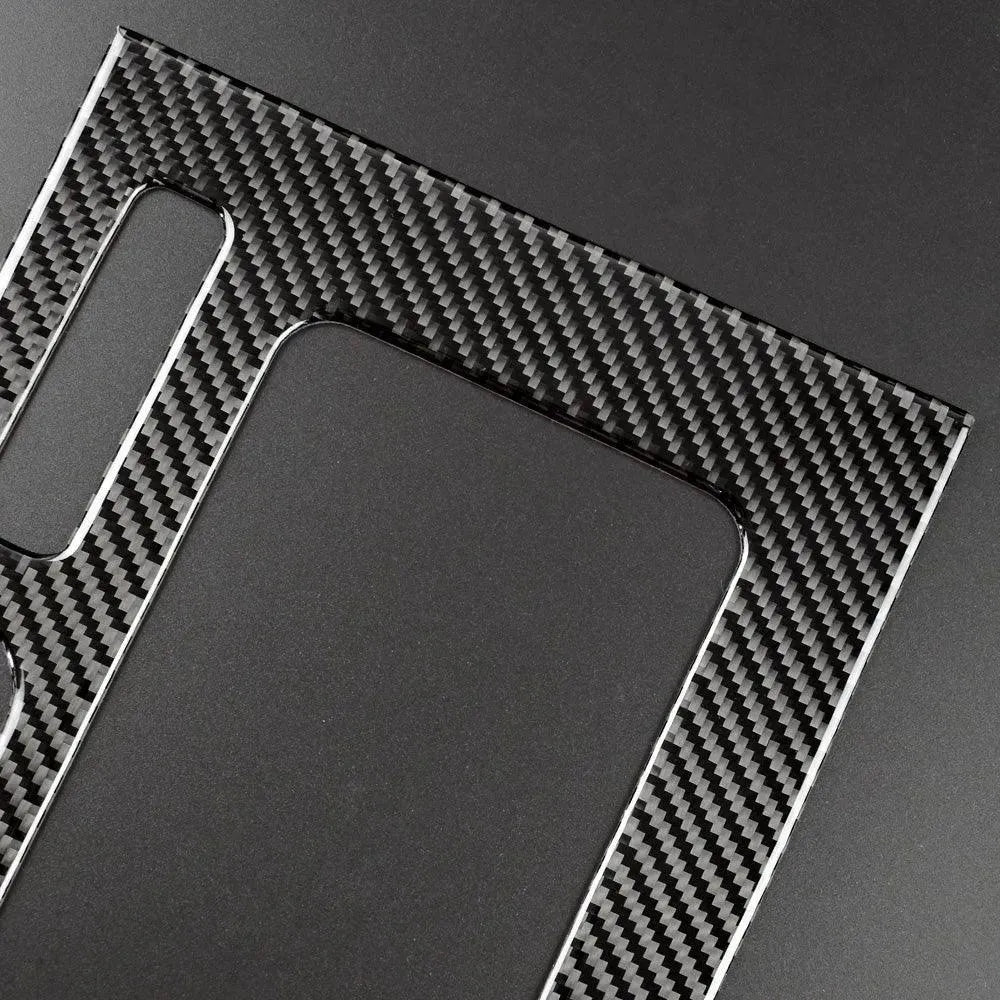 Carbon Fiber Center Console Trim Interior Overlay For Mustang 2010-2014