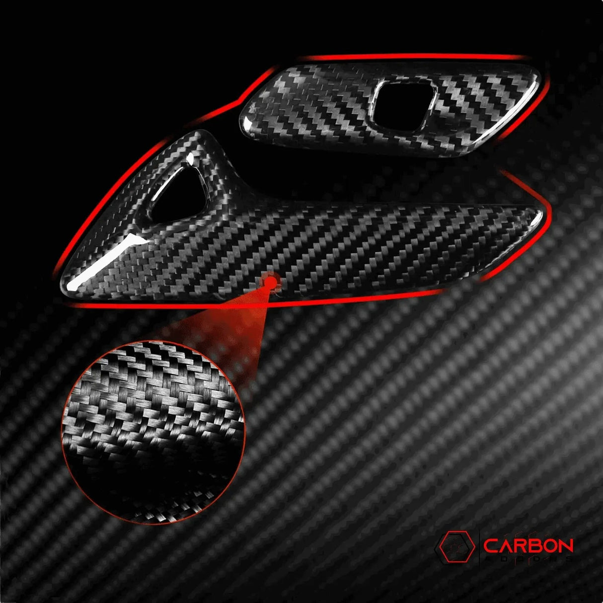 Carbon Fiber Door Handle Cover | C7 Corvette Stingray/Z06/Grand Sport 2014-2019