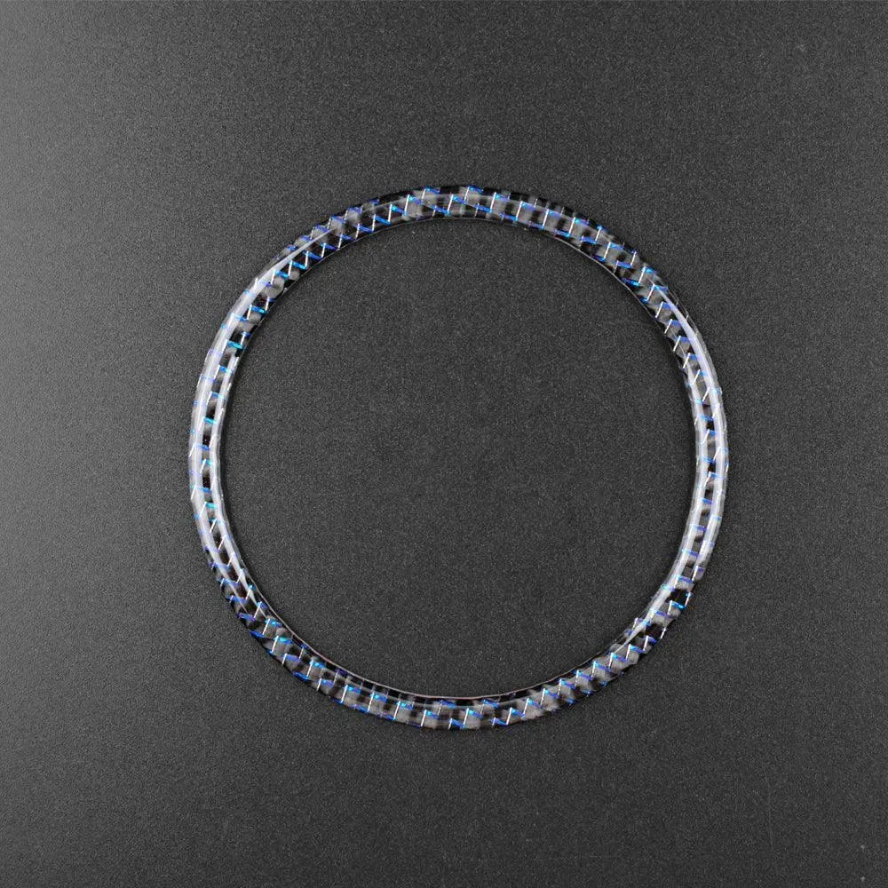 Carbon Fiber Door Speaker Trim Overlay for Mustang 2015-2023