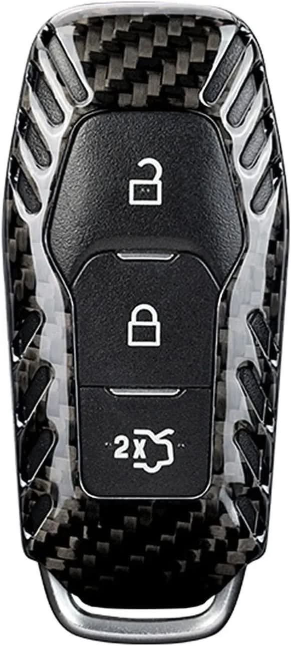 Carbon Fiber Key Fob Cover for 2015-2017 Mustang