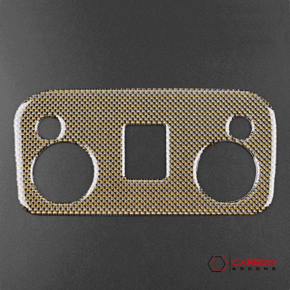 Carbon Fiber Overhead Dome Light Trim Overlay for Mustang 2015-2023