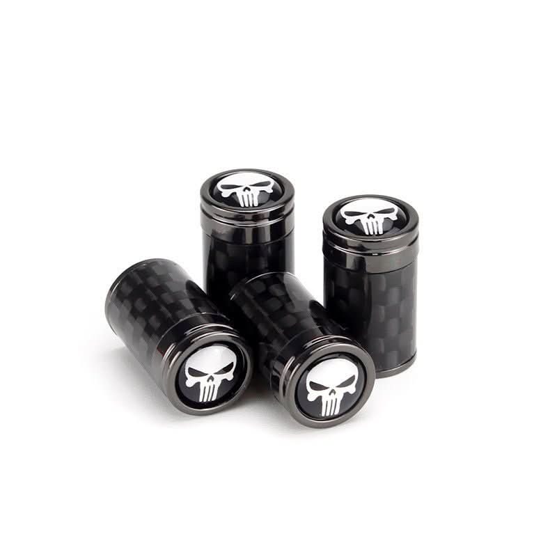 Carbon Fibre Car Wheel Tire Valve Stem Cap For Tesla Model3/Y/X/S(4pcs)