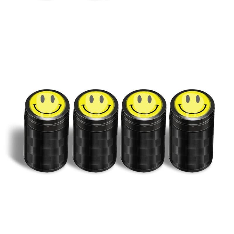 Carbon Fibre Car Wheel Tire Valve Stem Cap For Tesla Model3/Y/X/S(4pcs)