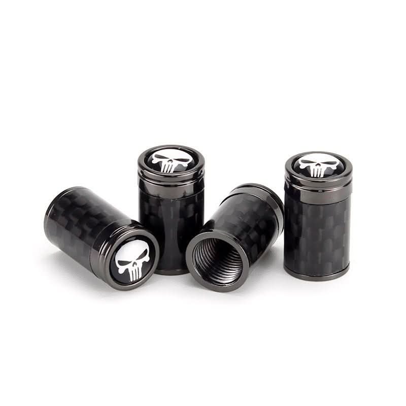 Carbon Fibre Car Wheel Tire Valve Stem Cap For Tesla Model3/Y/X/S(4pcs)