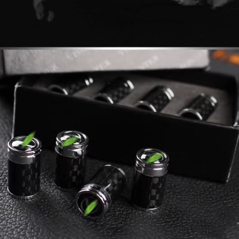 Carbon Fibre Car Wheel Tire Valve Stem Cap For Tesla Model3/Y/X/S(4pcs)