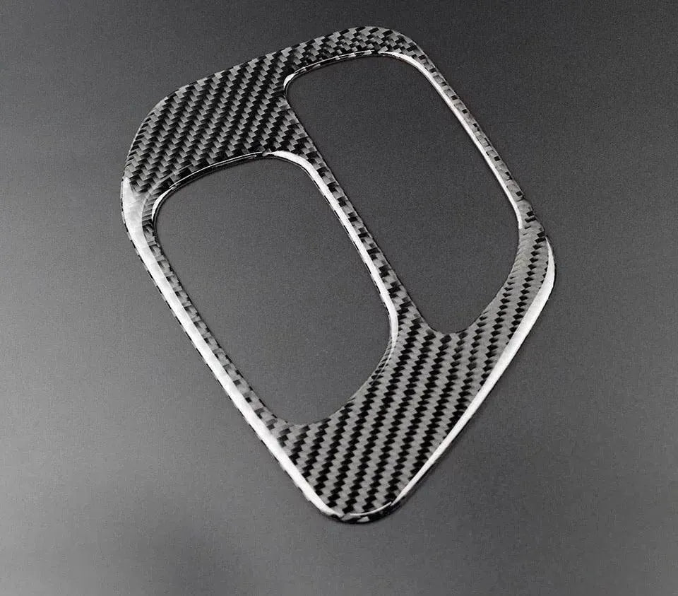 Carbonaddons Real Carbon Fiber Center Console Overlay Kit for Dodge Challenger 2015-2023