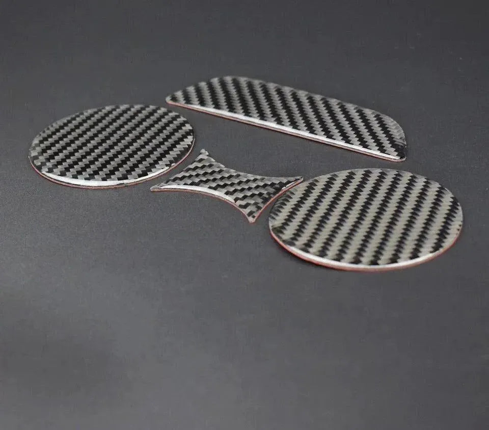 Carbonaddons Real Carbon Fiber Center Console Overlay Kit for Dodge Challenger 2015-2023