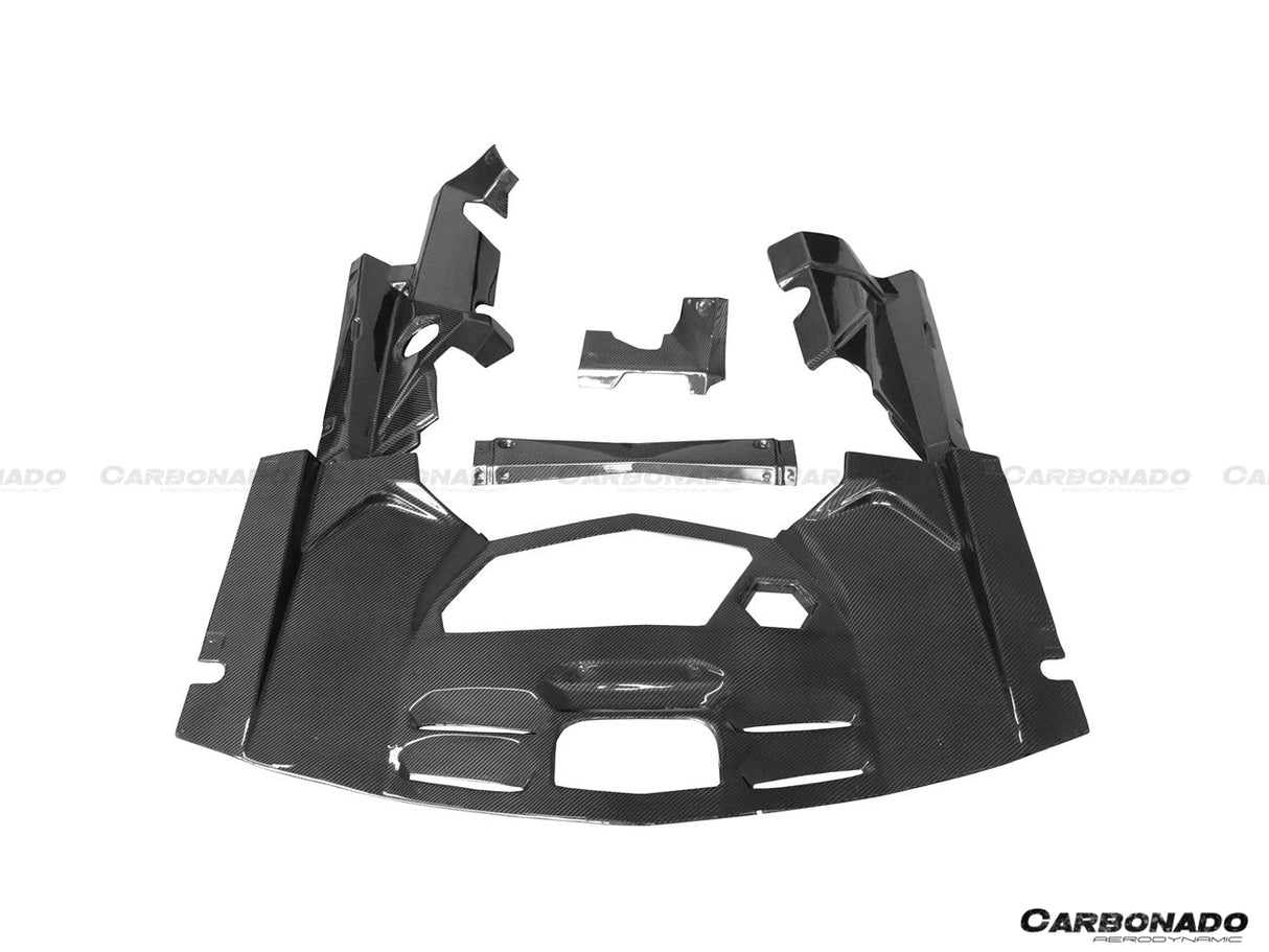 2011-2016 Lamborghini Aventador LP700 Coupe Carbon Fiber Engine Bay Cover Interior Replacement