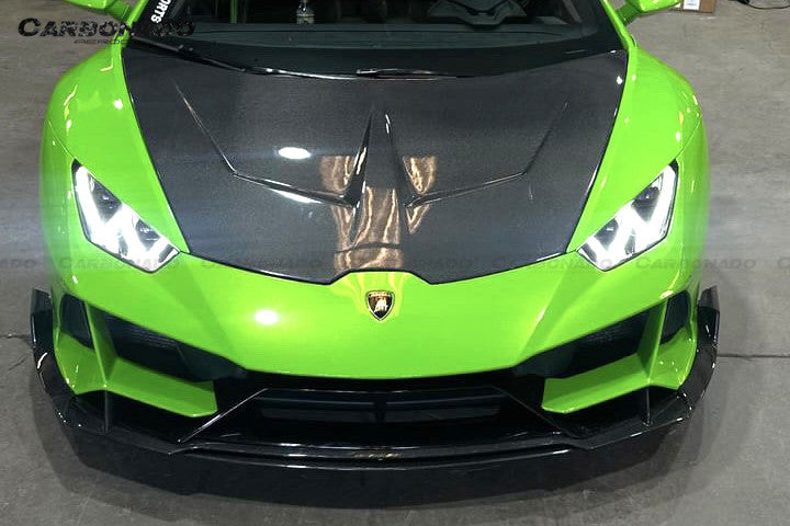 2015-2025 Lamborghini Huracan LP610 LP580 Evo Tecnica CADO Style Carbon Fiber Hood