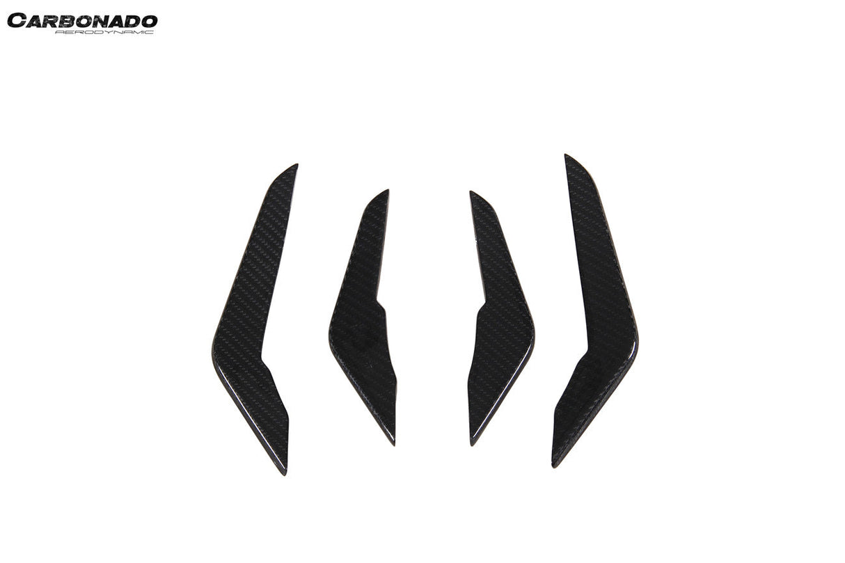2021-2024 Audi RS3 8Y.0 Sedan And Sportback AD Style Dry Carbon Fiber Front Canards