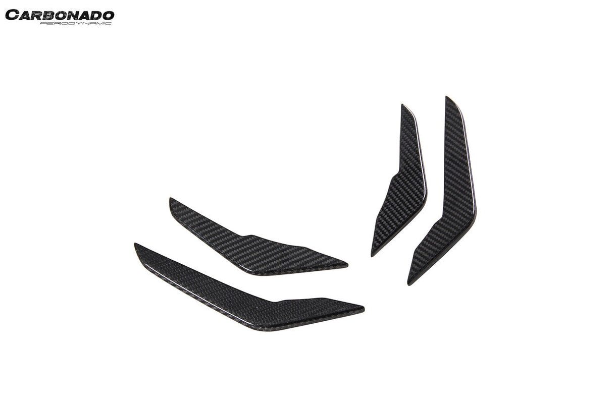 2021-2024 Audi RS3 8Y.0 Sedan And Sportback AD Style Dry Carbon Fiber Front Canards