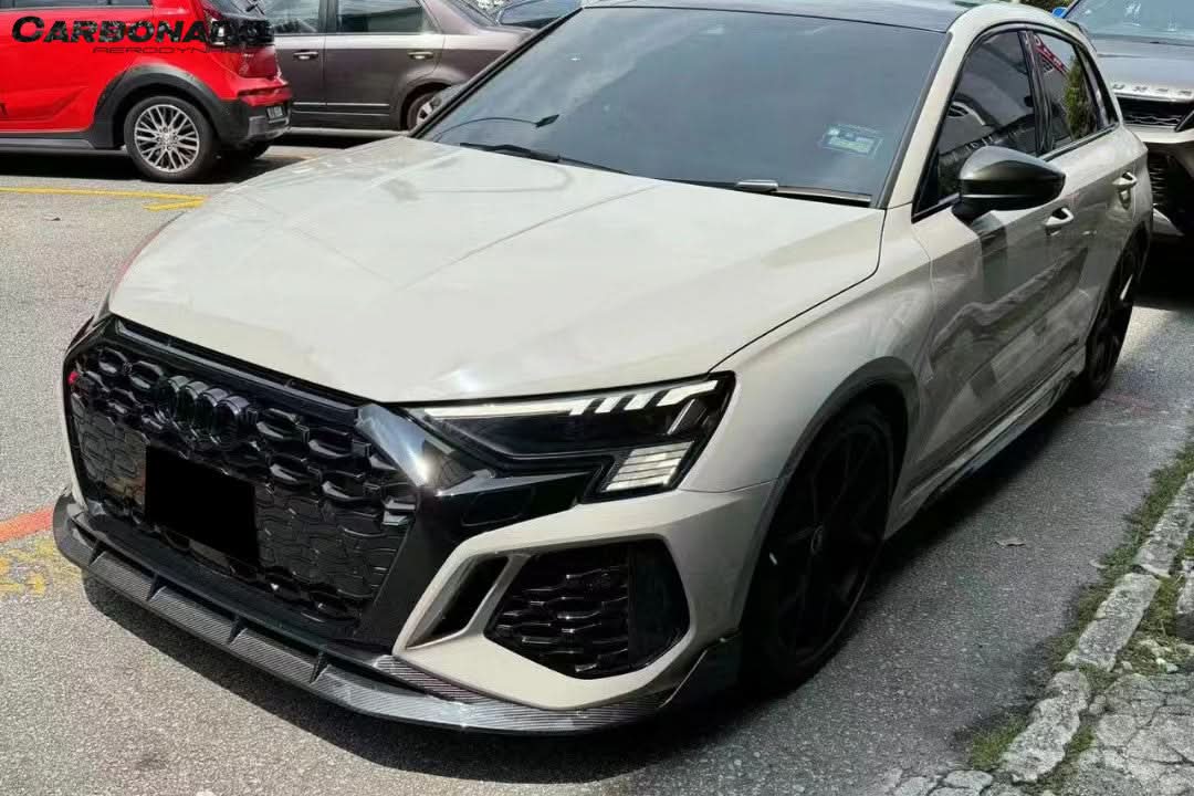 2021-2024 Audi RS3 8Y.0 Sedan And Sportback AD Style Dry Carbon Fiber Front Lip