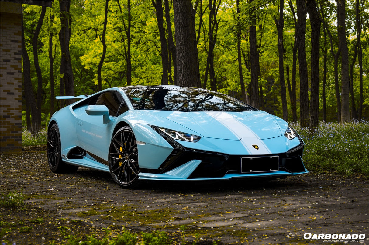 2015-2025 Lamborghini Huracan Polypropylene Front Bumper Carbonado (Tecnica ) Fits: LP610, LP580, Evo,