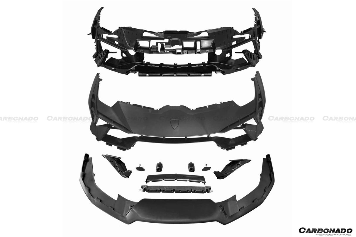 2015-2025 Lamborghini Huracan Polypropylene Front Bumper Carbonado (Tecnica ) Fits: LP610, LP580, Evo,