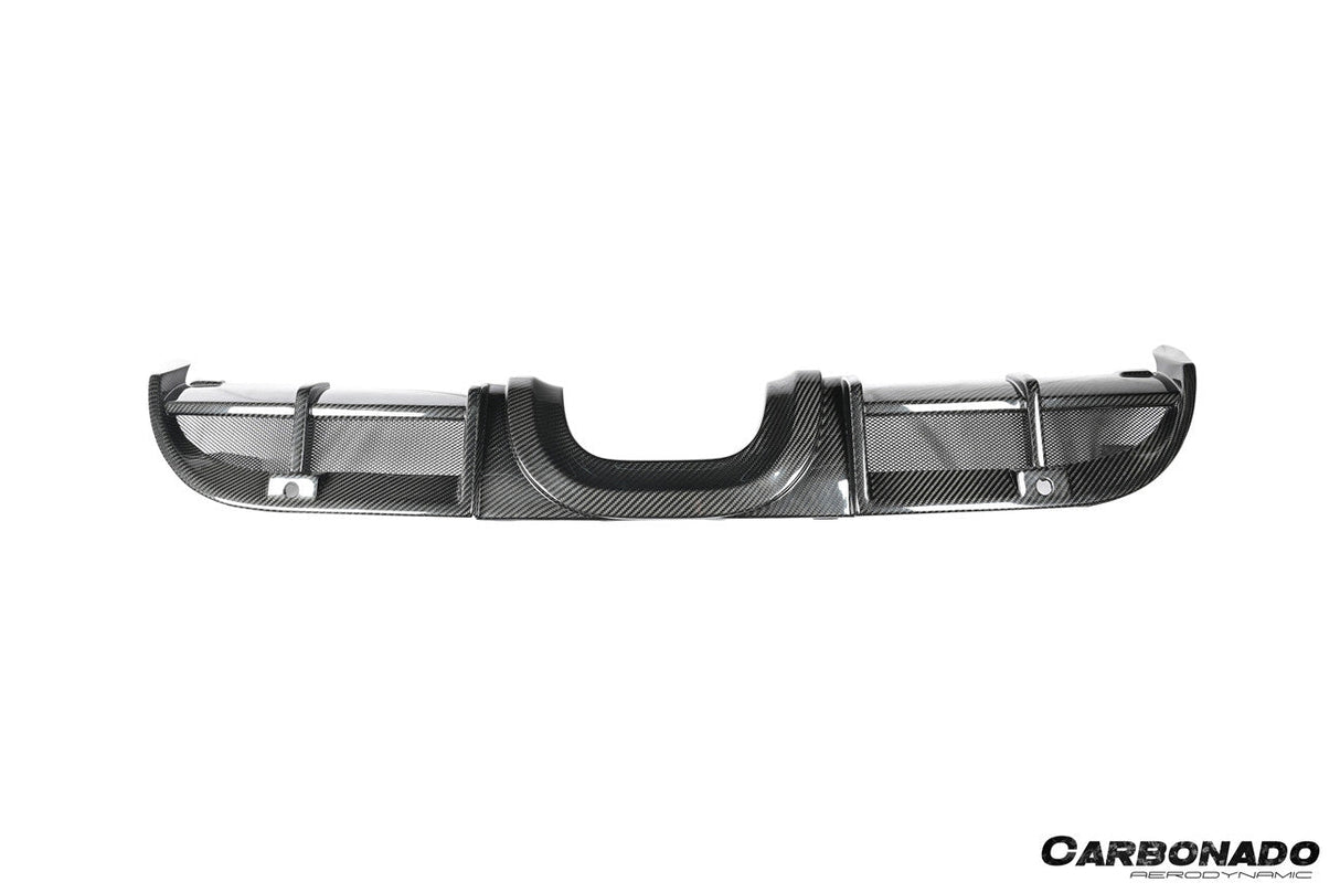 2017-2025 Porsche 718 Cayman Boxster GT4 Style Dry Carbon Fiber Middle Exhaust Rear Diffuser Lip