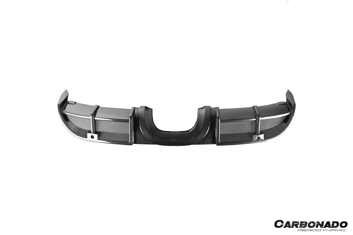 2017-2025 Porsche 718 Cayman Boxster GT4 Style Dry Carbon Fiber Middle Exhaust Rear Diffuser Lip