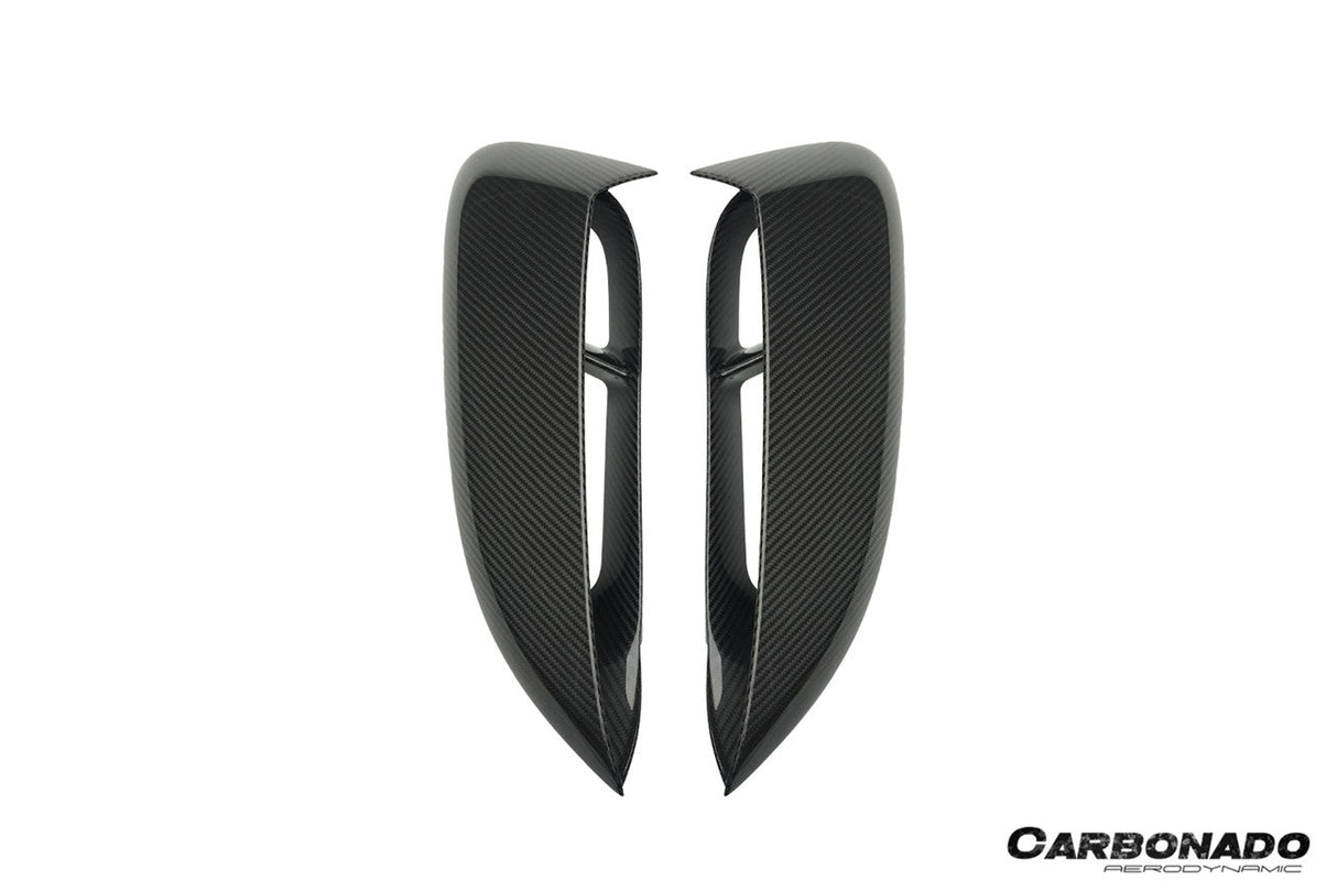 2017-2025 Porsche 718 Cayman Boxster GT4 Style Dry Carbon Fiber Quarter Panel Side Scoops