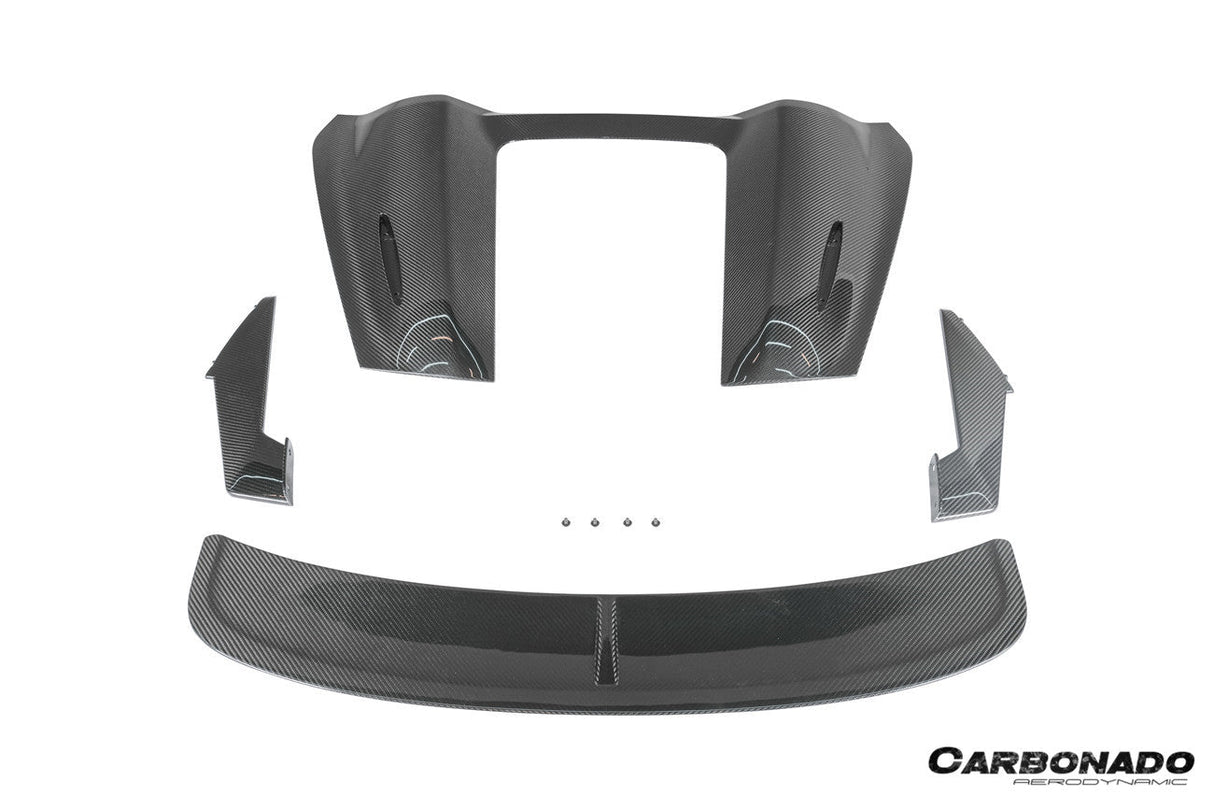 2012-2025 Porsche 718 981 Boxster HU Style Dry Carbon Fiber Hump Spoiler Wing