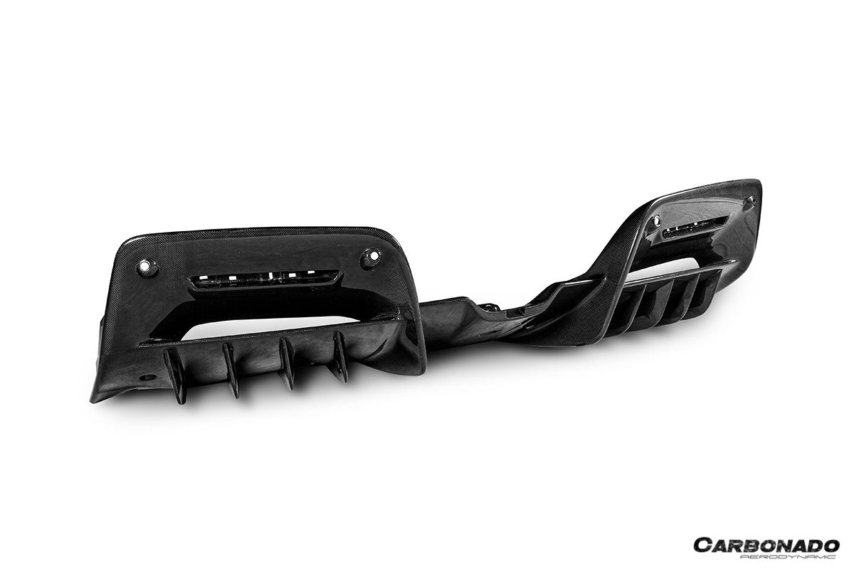 2020-UP Ferrari SF90 Stradale OE Style Autoclave Carbon Fiber Rear Diffuser
