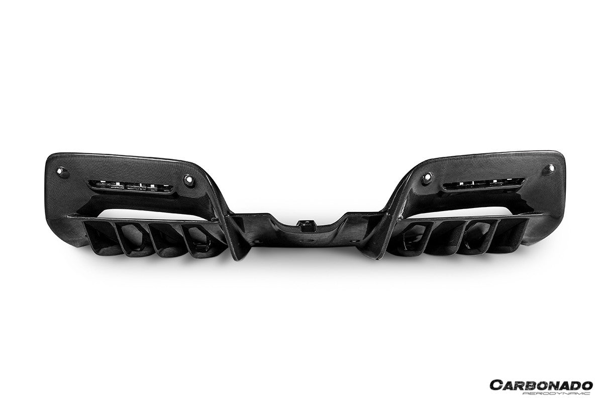 2020-UP Ferrari SF90 Stradale OE Style Autoclave Carbon Fiber Rear Diffuser
