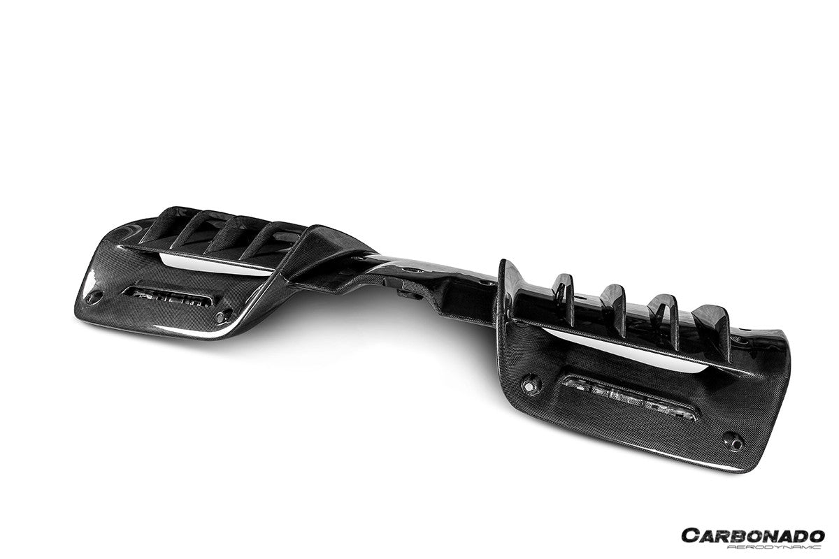 2020-UP Ferrari SF90 Stradale OE Style Autoclave Carbon Fiber Rear Diffuser