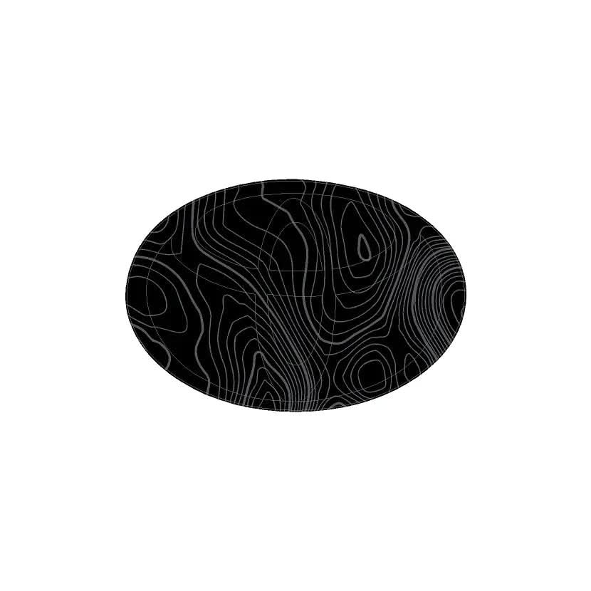 Front OEM Cover Topographic Overlays - *2024+ Tacoma / *2025+ 4Runner
