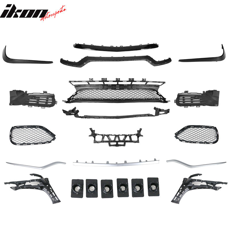 2014-2016 Mercedes-Benz W212 E Class Front Bumper with Lip Trim Vents
