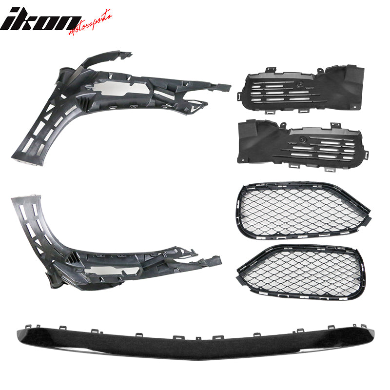 2014-2016 Mercedes-Benz W212 E Class Front Bumper with Lip Trim Vents