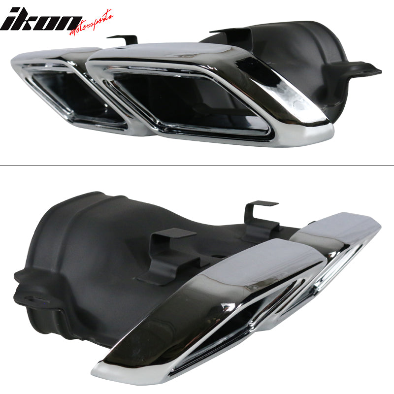 2014-2016 Mercedes-Benz W212 E Class Rear Bumper Cover Diffuser Trim