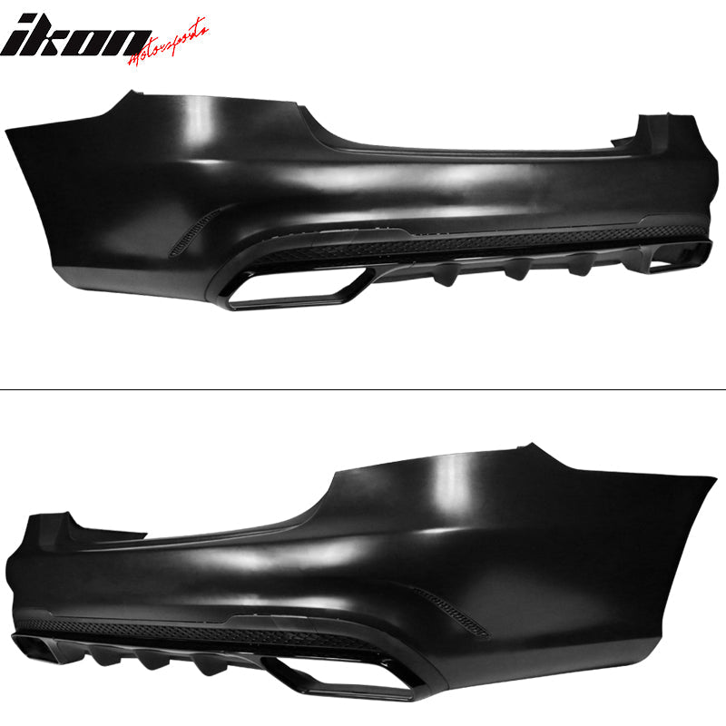 2014-2016 Mercedes-Benz W212 E Class Rear Bumper Cover Diffuser Trim