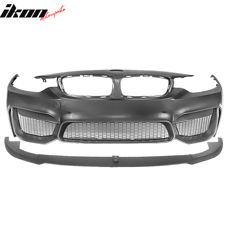 2014-2020 BMW F32 4 Series M4 Style Front Bumper Replacement w/ Lip PP