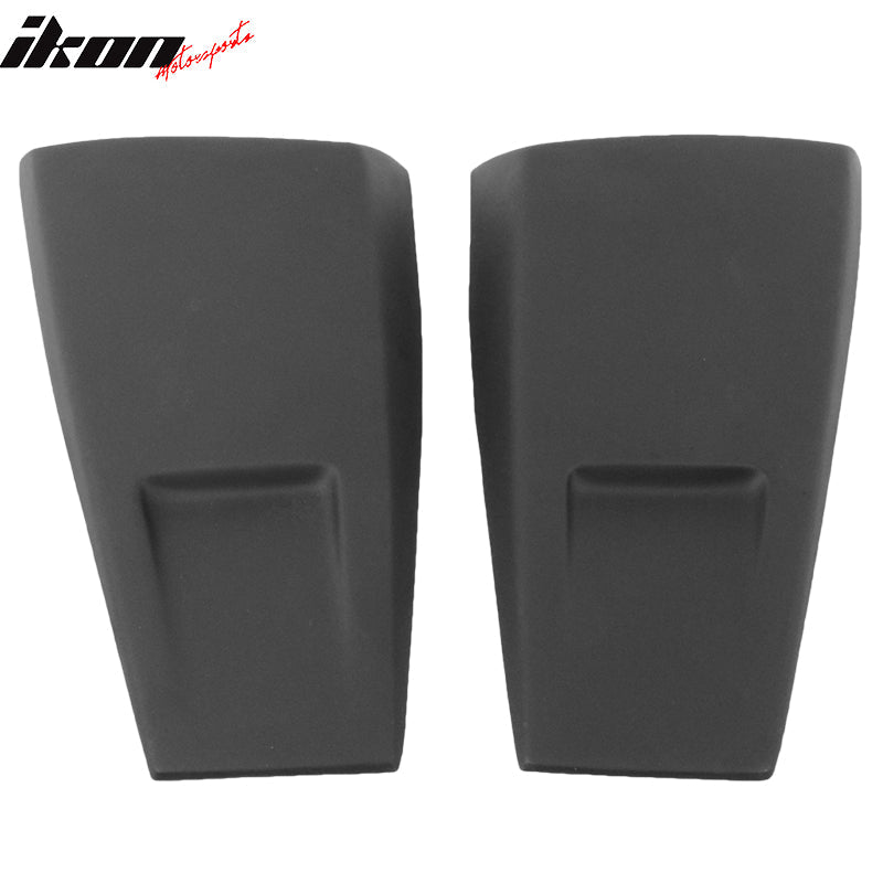 2005-2014 Ford Mustang Rear Unpainted Window Louvers Side Vent Scoops