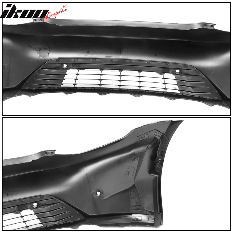 2017-2023 Tesla 3 Unpainted Black Front Bumper Shield Guard Cover PP