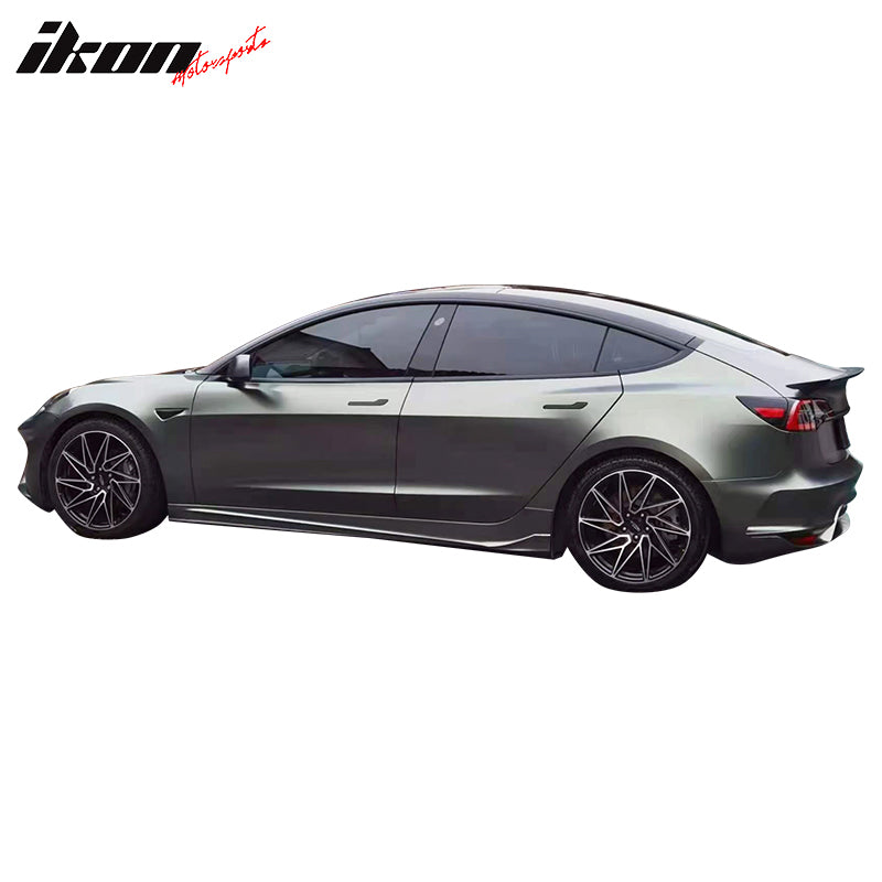 2017-2023 Tesla Model 3 IKON Style Rear Bumper Cover W/Reflectors PP