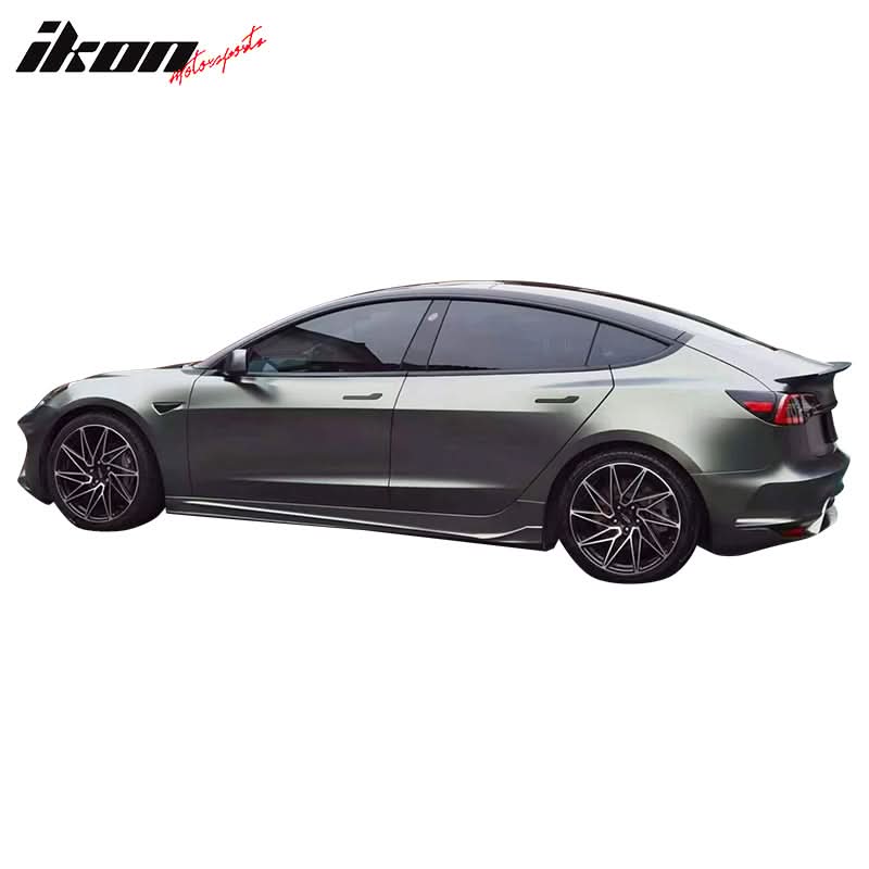2017-2023 Tesla Model 3 IKON Style Rear Bumper Cover W/Reflectors PP