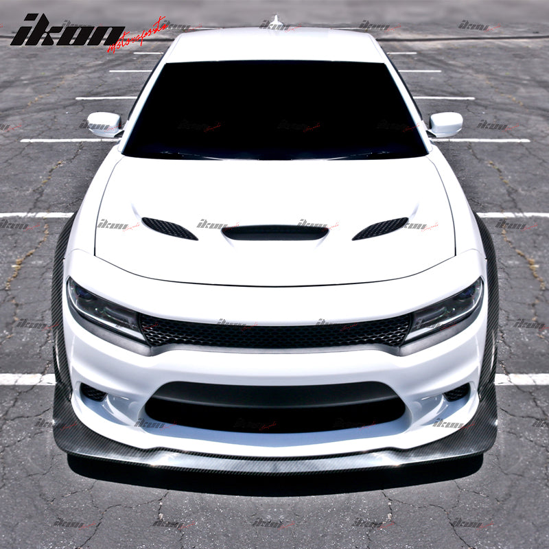 2015-2023 Dodge Charger SRT Widebody Front Bumper Lip Fender Flare ABS