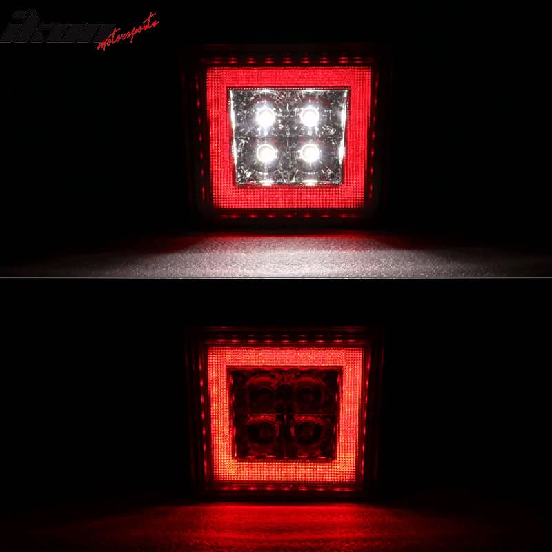 2006-2011 Honda Civic Mugen RR Style Red 3rd Brake Light Rear Diffuser