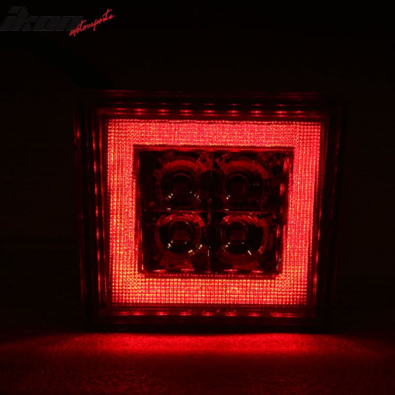 2006-2011 Civic Mugen Twin Outlet Clear 3rd Brake Light Rear Diffuser