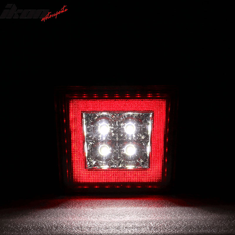 2006-2011 Civic Mugen Twin Outlet Clear 3rd Brake Light Rear Diffuser