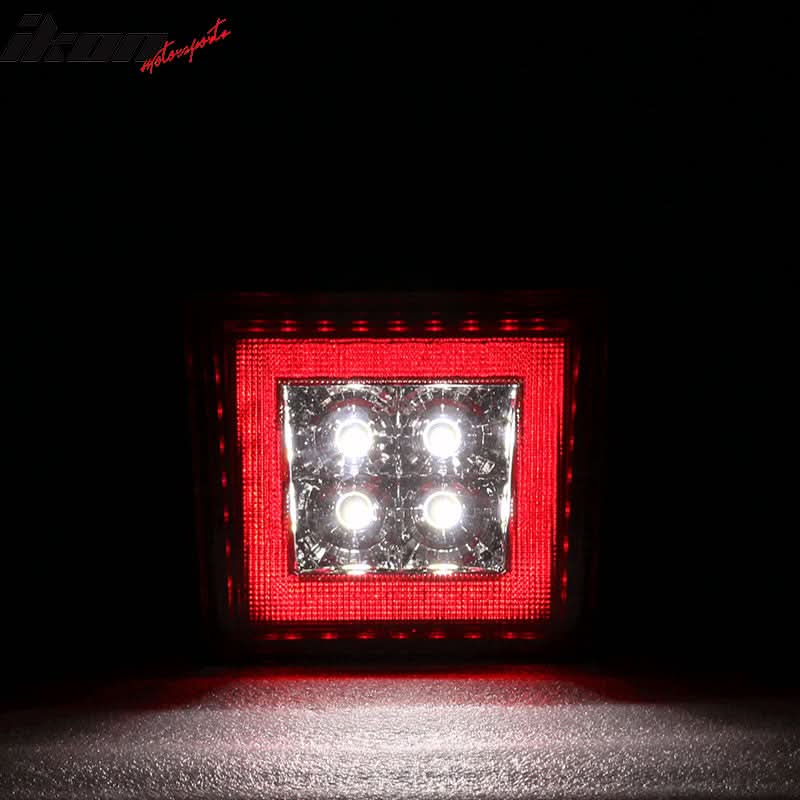 2006-2011 Civic Mugen Twin Outlet Clear 3rd Brake Light Rear Diffuser