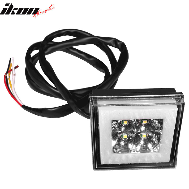 2006-2011 Civic Mugen Twin Outlet Clear 3rd Brake Light Rear Diffuser