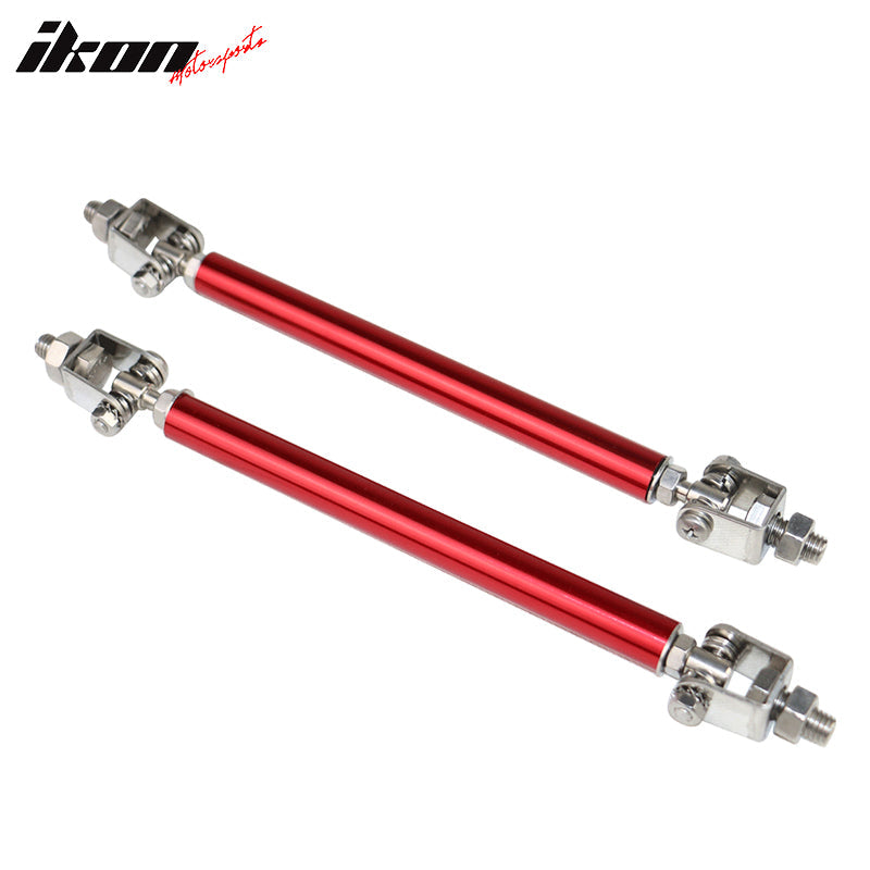 Honda Civic 62"-66" 3PCS B Style Black Front Lip with Strut Rods