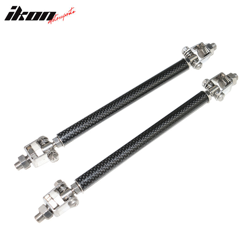 Honda Civic 62"-66" 3PCS B Style Black Front Lip with Strut Rods